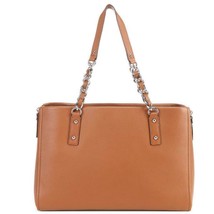 Kate Spade Andee Brown Leather Chain Shoulder Tote WKRU7113 Gingerbread $428 FS - £123.97 GBP