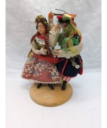 Vintage Hand Made Polish Dancer Couple Dolls 5 1/2&quot; - €16,79 EUR