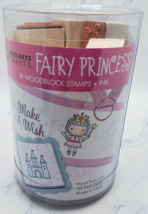 Hero Arts Fairy Princess Barrel of 18 Small Rubber Block Stamps LP199 - $7.91