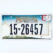 2011 United States Montana Lake County Passenger License Plate 15 26457 - £12.99 GBP