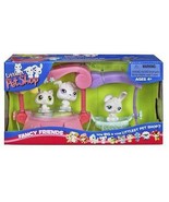 Littlest Pet Shop LPS Fancy Friends New In Box Bed White Rabbit Poodle Cat - $99.99