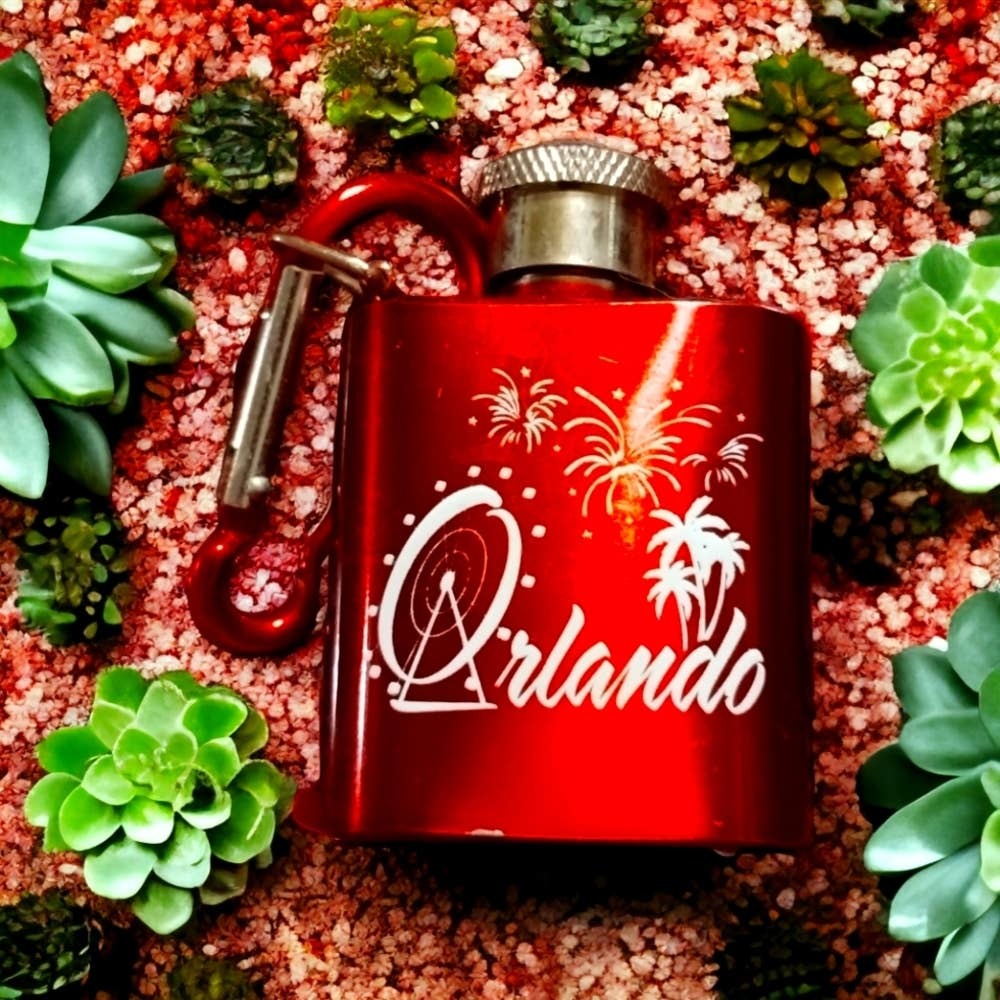 Really beautiful red vintage keychain from Orlando - $17.82
