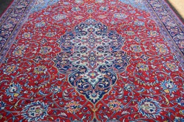 9&#39;6 x 12&#39;1 S Antique Vintage Hand Knotted Wool Area Rug 10 x 12 Oriental Carpet - £1,518.01 GBP