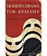 Modern Drama For Analysis,third edition by Paul M. Cubeta - $8.09 CAD