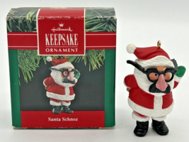 1990 Hallmark Santa Schnoz Christmas Ornament with Box SKU U183 - £15.00 GBP