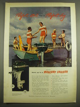 1952 Mercury Cruiser Outboard Motor Ad - Perfect start for a perfect day - £14.49 GBP