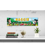 Mickey Mouse - Personalized Name Poster, Customized Wall Art Banner - $24.60 CAD+