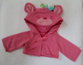 16-18&quot; Doll Pink Teddy Bear Hoodie - £7.94 GBP