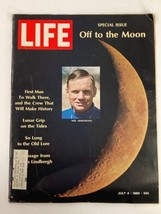 VTG Life Magazine July 4 1969 Neil Armstrong First Man To Walk There (Moon) - £10.59 GBP