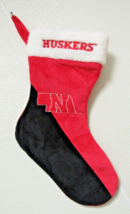Embroidered NCAA Nebraska Cornhuskers 18″ Red/Black Basic Christmas Stoc... - £22.81 GBP