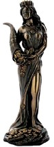 Greek Goddess Fortune, Tyche, Luck, Fortuna Cold Cast Βronze statue 18.5cm /7.2&#39; - £64.71 GBP