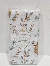 Colordrift Easter Bunny Rabbit Cloth Fabric Bunny Willow Napkins Set of 4 - $26.72