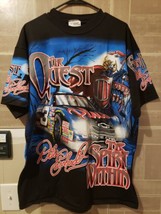Vtg Chase Dale Earnhardt Sr &quot;The Quest&quot; Shirt All Over Print Mens Sz L Nwot New - £398.88 GBP