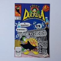 Count Duckula 1 Fn 1988 1ST App Marvel Comic Book Cartoon - $10.88