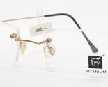 Prueba Gafas Sin Montura TITANIUM TF 03 011 Oro Mate 50-18-145mm Italia - $136.94