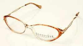 Vintage NOS Genevieve Mo Tulip Brown Eyeglasses Frames 51-17-135 - $31.04