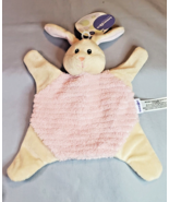 Babies R Us Bunny Rabbit Lovey Security Blanket Crinkle Feet with Tag Be... - £17.09 GBP