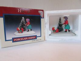 Lemax 53138  Porcelain Oopsy Child falling down Figurine Village Boxed  ... - $7.55
