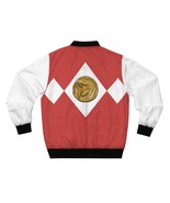Angel Grove High School Red Ranger Men&#39;s AOP Bomber Jacket - $69.35 CAD+