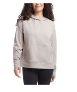 Danskin Womens Hoodie Beige Melange Kangaroo Pocket Long Sleeves Active ... - $56.16 CAD