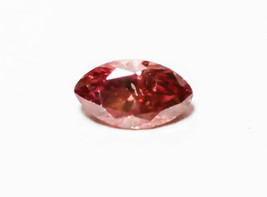 0.22ct Pink Diamond - Natural Loose Fancy Deep Orangy pink Marquise GIA Reddish - £2,828.07 GBP