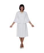 Divine  Blessings White Jacket Dress Set   with Coordinated Blazer and S... - $2,585.39 MXN