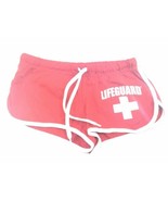 Womens Lifeguard Sexy Short Shorts Red With Laces Size X-Small New Missi... - £12.33 GBP