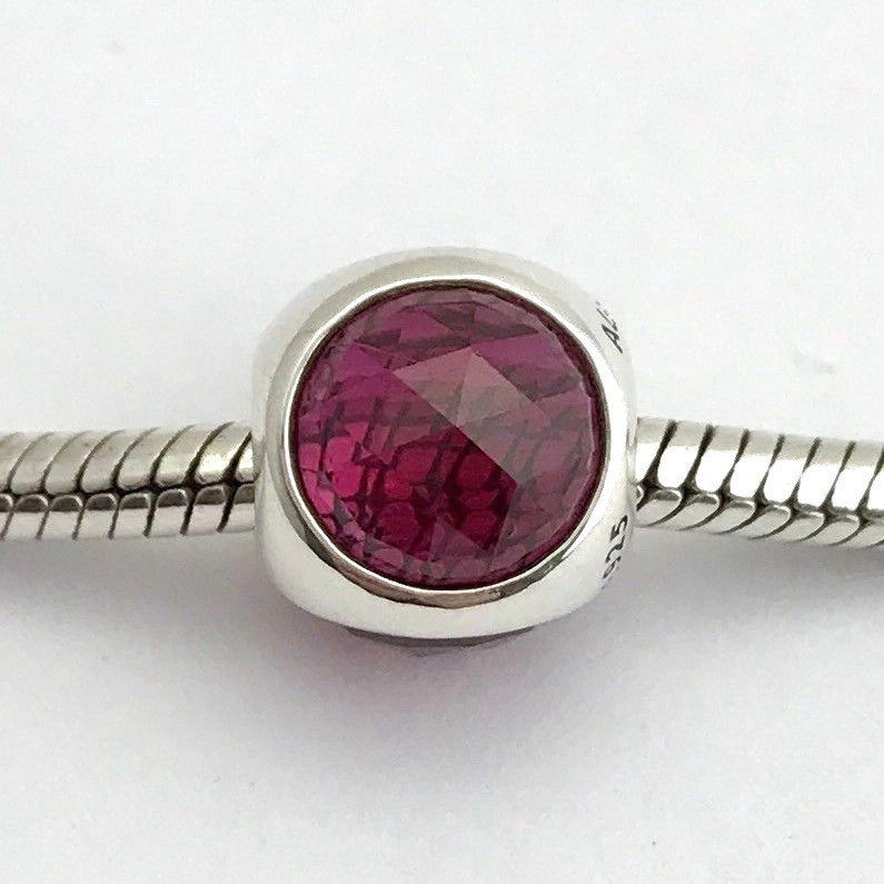 Authentic PANDORA Radiant Droplet, Cerise CZ 792095NCC, New - $43.69