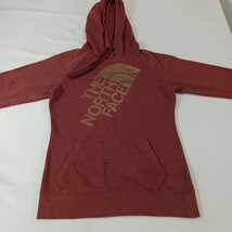 The North Face Women's Burnt Orange Drawstring Hoodie Pullover Sweatshirt Size S image 10