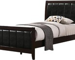 Coaster Home Furnishings Carlton Twin Upholstered Panel Bed Cappuccino a... - $434.99