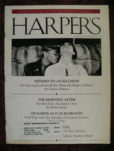 HARPERs Magazine November 1996 Robert Stone Fenton Johnson Jack Hitt - £9.18 GBP
