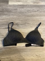 Victoria Secret Wear Everywhere Lightly Lined Bra Heather Black Bra 34C - £9.43 GBP