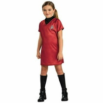 Rubie&#39;s Star Trek Uhura Dress Kids Costume - Small (4-6) - Red - £12.53 GBP