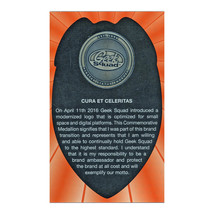 Geek Squad - Best Buy Commemorative Medallion 2016 (Cura Et Celeritas) Coin image 2