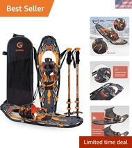 G2 21/25/30/36 Inches Light Weight Snowshoes with Toe Box, EVA Padded Ra... - $173.13