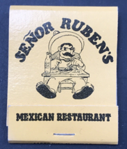 Senor Ruben&#39;s Mexican Restaurant Fountain Valley CA Matchbook Full 20 Unstruck - £11.35 GBP