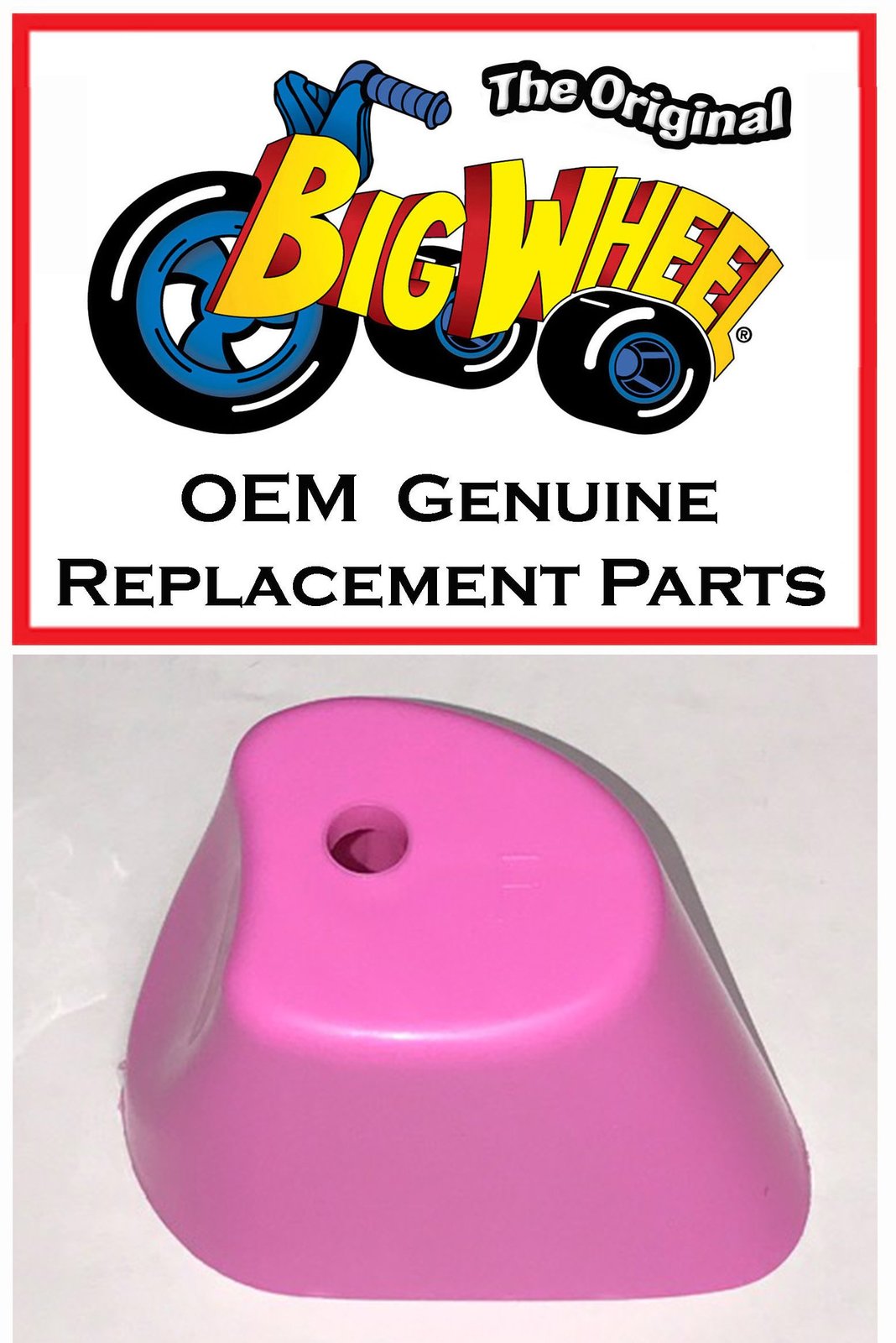 Pink Left Fender for The Original Big Wheel Racer/ Mighty Wheels, Origin... - $7.54