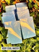 melscential Brand Body Soap-4.8oz bar-Very Cool Water-Hand Made-Cold Process - £7.03 GBP
