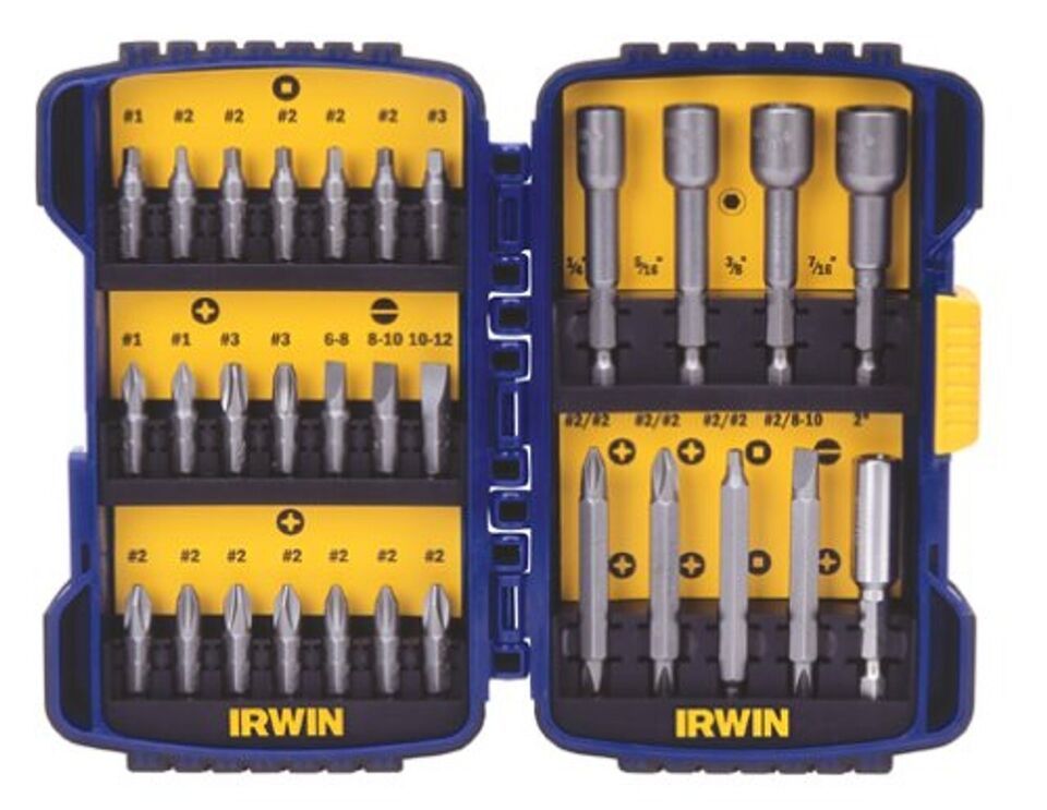 Irwin Industrial Tools 357030 Fastener Drive Tool Set, 30-Piece Phillips Slotted - £12.65 GBP