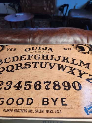 Vintage 1960's Ouija Board Mystifying Oracle Game William Fuld Parker Bros Salem Item image 12