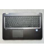 HP ZBook 15U G4 Palmrest Touchpad Fingerprint Reader Keyboard 821155-001... - $59.93