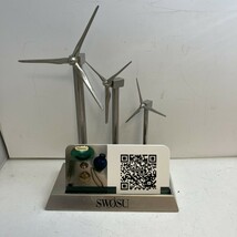 Troika Wind Turbine Blades Magnetic Business Card Desk Display SWOSU - $29.65