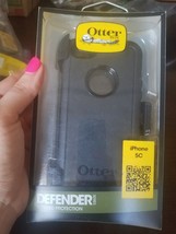 OtterBox Defender Series Case for iPhone 5c - Black New Open Box. Ships ... - $50.05
