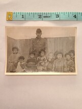 Photo Of A Military Man With Japanese Children Japan Late 1940s Original - $4.95 Photo Of A Military Man With Japanese Children Japan Late 1940s Original - $4.95