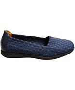 Comfortview Bethany Flats Shoes Womens 7.5M Blue Woven Fabric Stretchy S... - $546.69 MXN