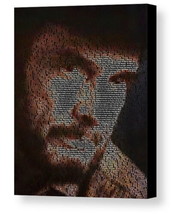 Merle Haggard Song List Incredible Mosaic Framed Print Limited Edition w/COA - £15.33 GBP