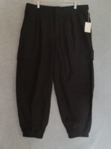 A New Day Women’s Pants Jogger Ankle Black Size 17 Rayon Polyester Pockets - £9.13 GBP