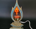 Vintage Yahrzheit Memorial Electric “In Loving Memory” Israeli Star Bras... - $34.64