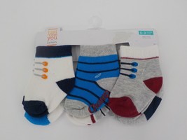 6 Pair Carter&#39;s Just One You Baby Socks 0-3 Months Boys Multicolor Nwt - £10.29 GBP
