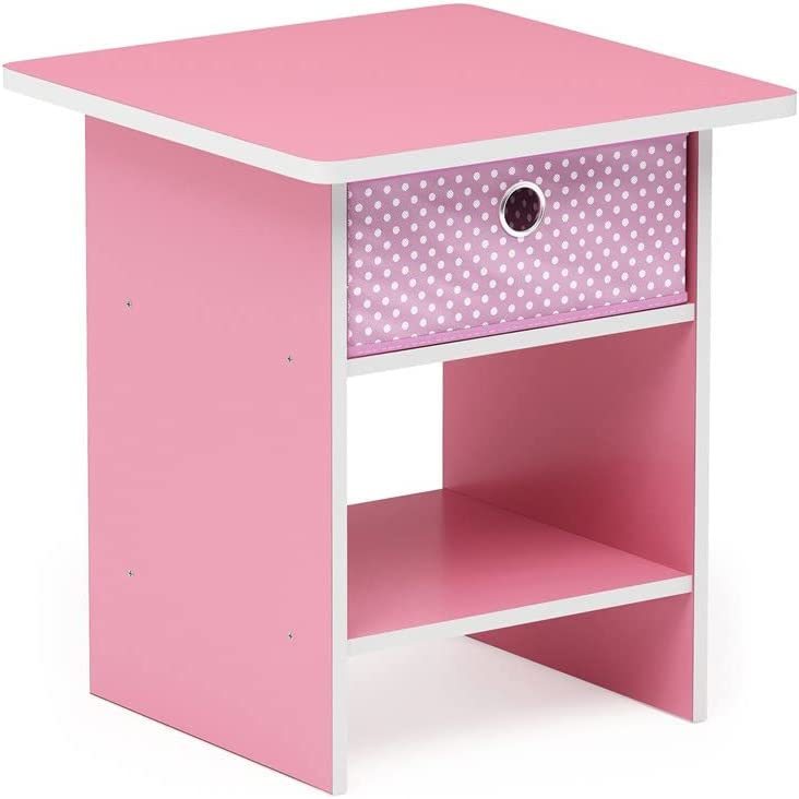 End/Side/Nightstand/Bedside Table With Bin Drawer, 1-Pack,, Furinno Dario. - $39.96